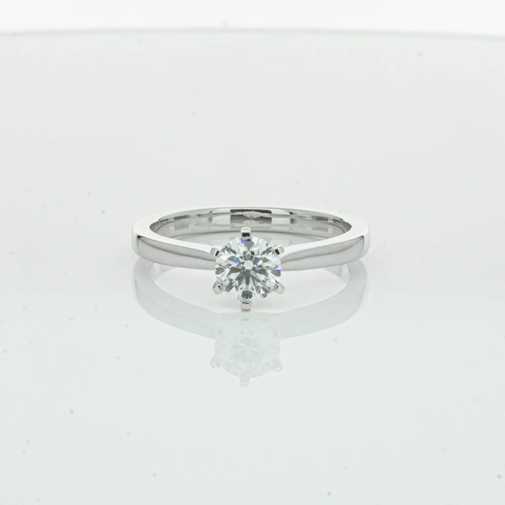 18ct White Gold .56ct Diamond Capri Ring