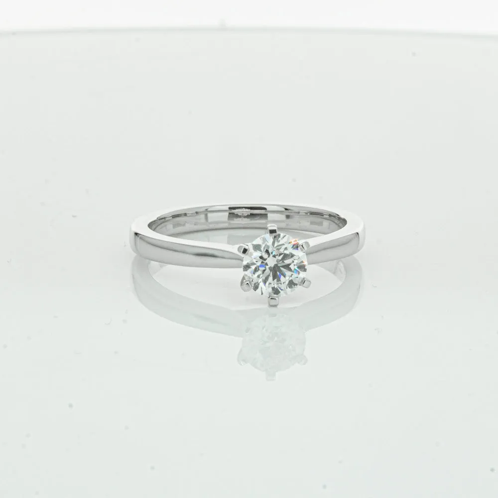 18ct White Gold .56ct Diamond Capri Ring