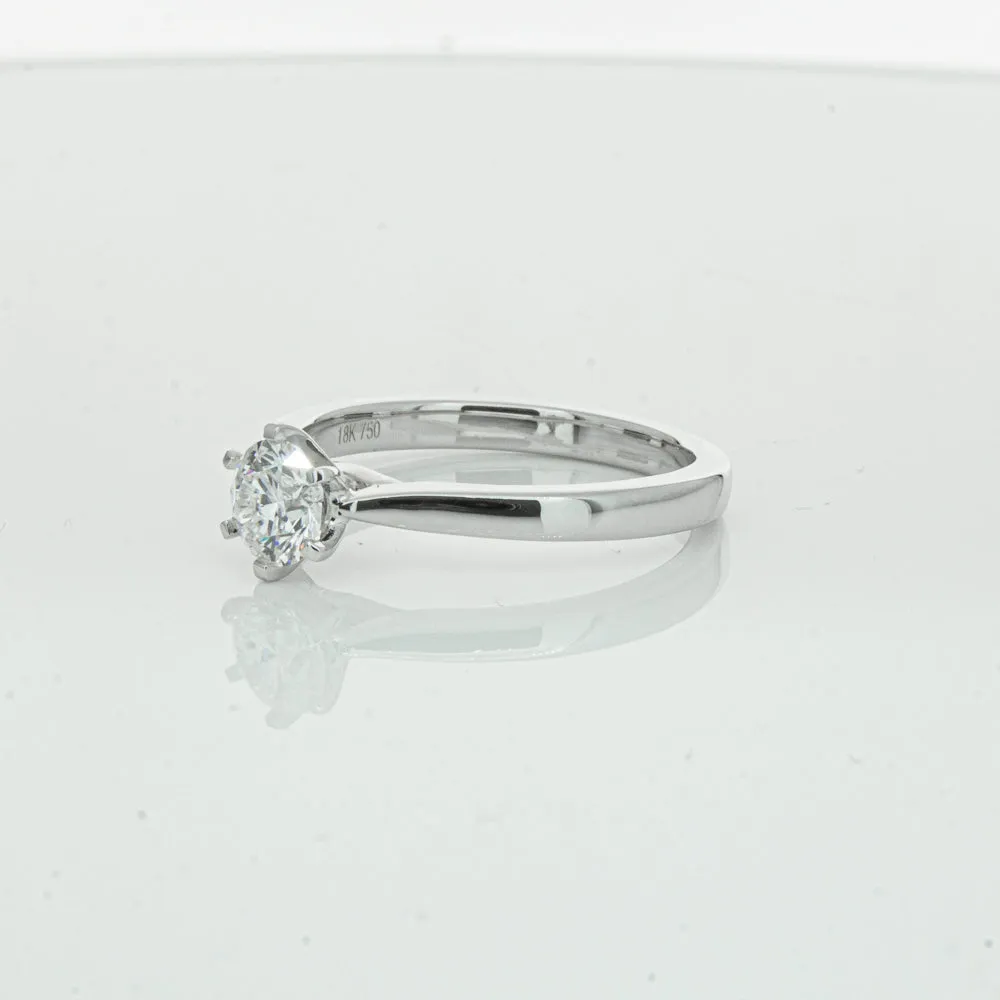 18ct White Gold .56ct Diamond Capri Ring