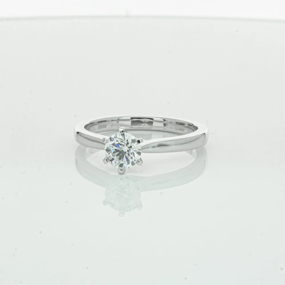 18ct White Gold .56ct Diamond Capri Ring