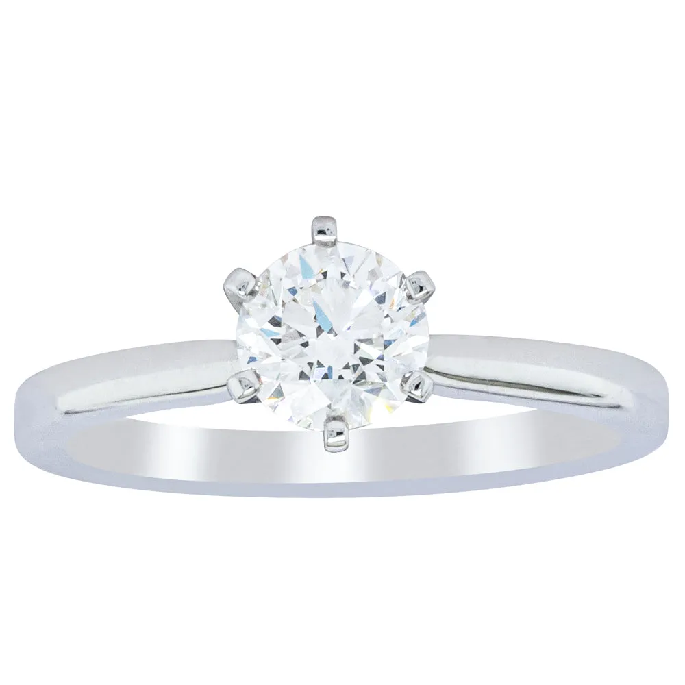 18ct White Gold .70ct Diamond Capri Ring
