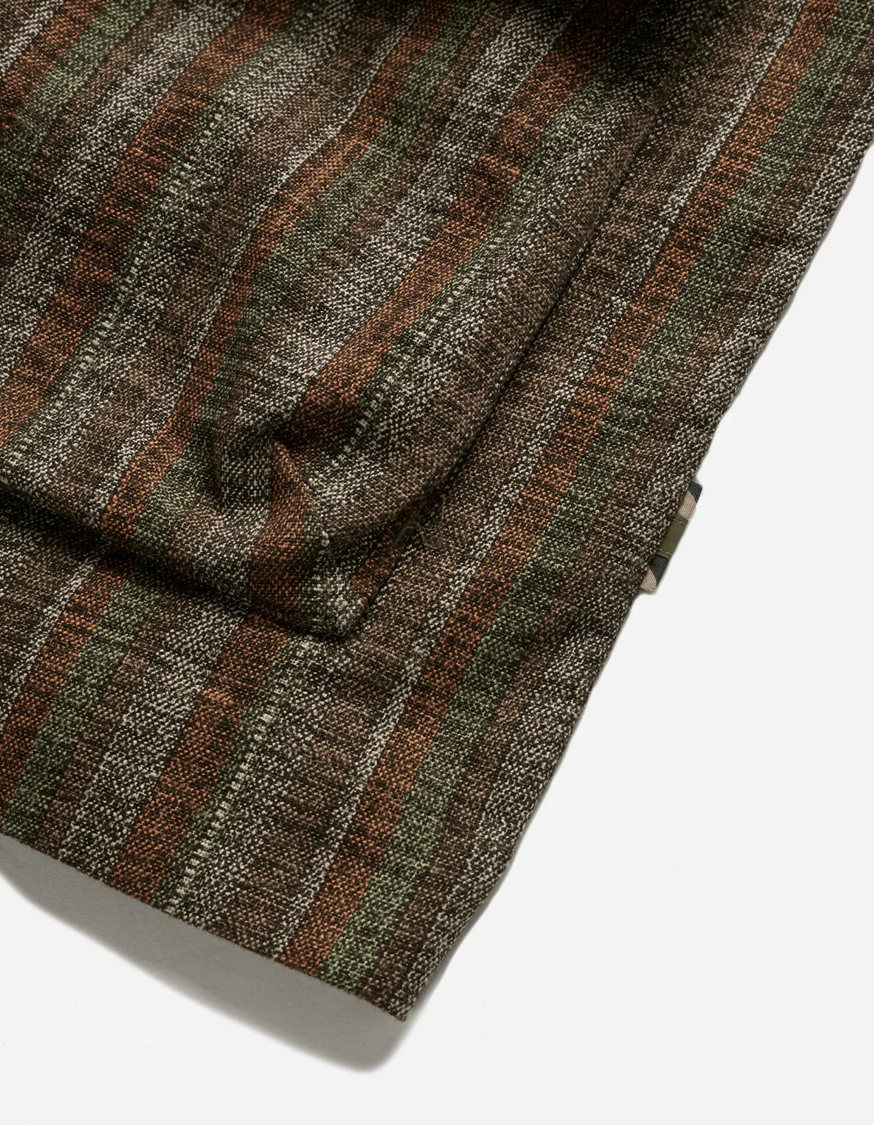 5118 Wagara Stripe Summer Kimono Olive