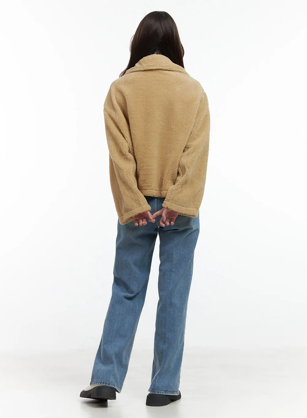 Aubrey Washed Classic Straight-Fit Jeans OO421