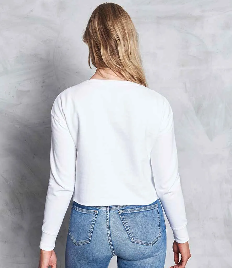 AWDis Ladies Cropped Sweatshirt