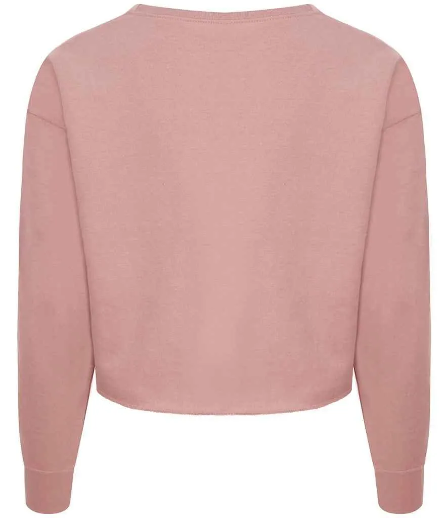 AWDis Ladies Cropped Sweatshirt
