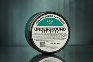Bold Teal Semi-Perm Hair Color