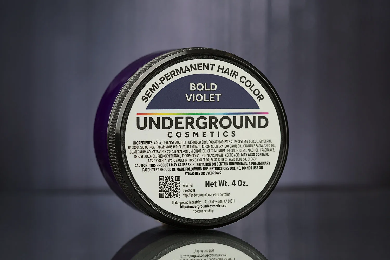 Bold Violet Semi-Perm Hair Color