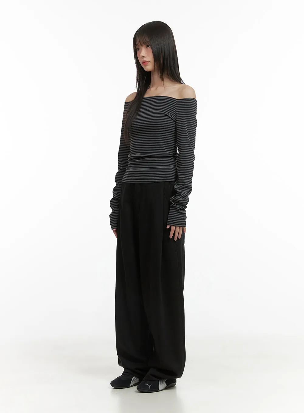Classic Wide Fit Cotton Pants CO410