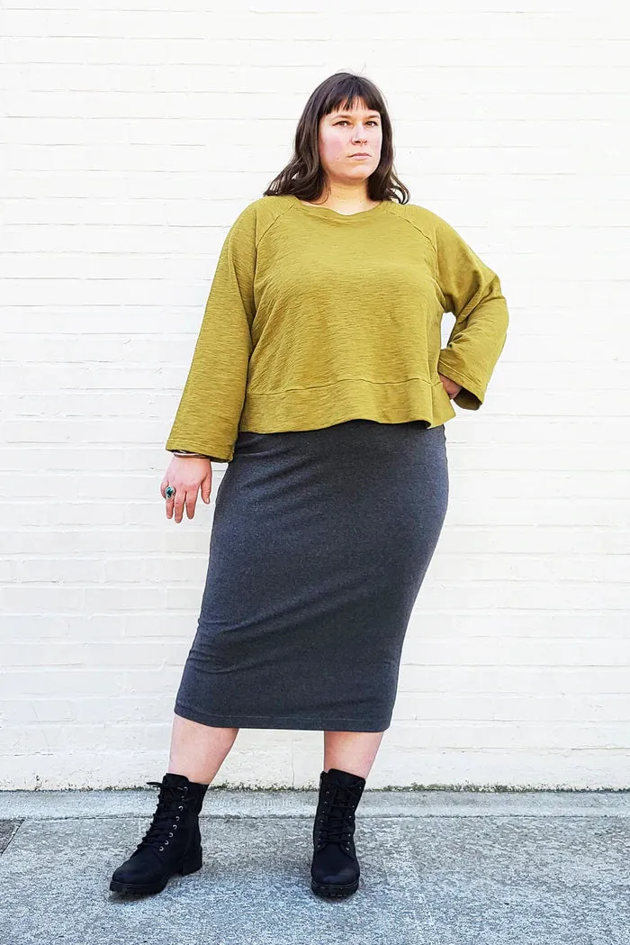 Cosmos Sweatshirt   Elemental Pencil Skirt