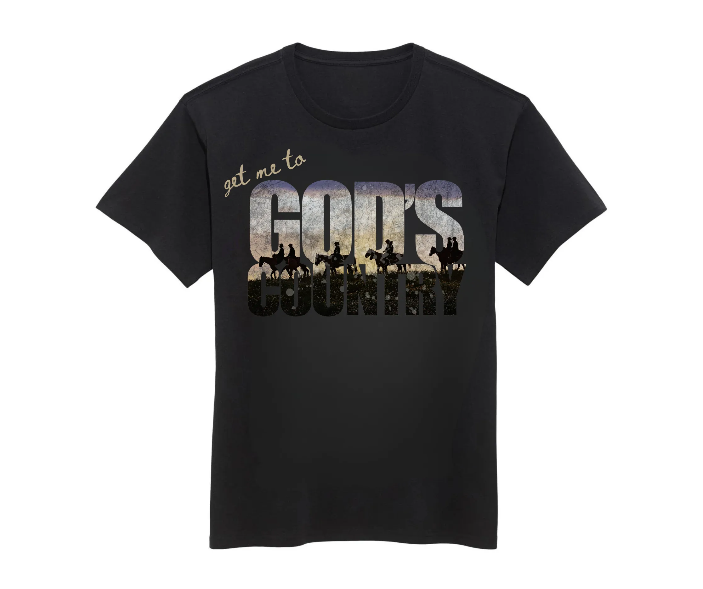Get Me To God's Country Comfort Colors Tee