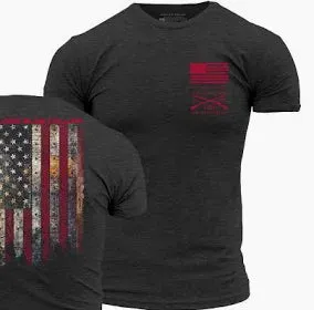 GRUNT SYLE RED BLOOD BLUE COLLAR T-SHIRT