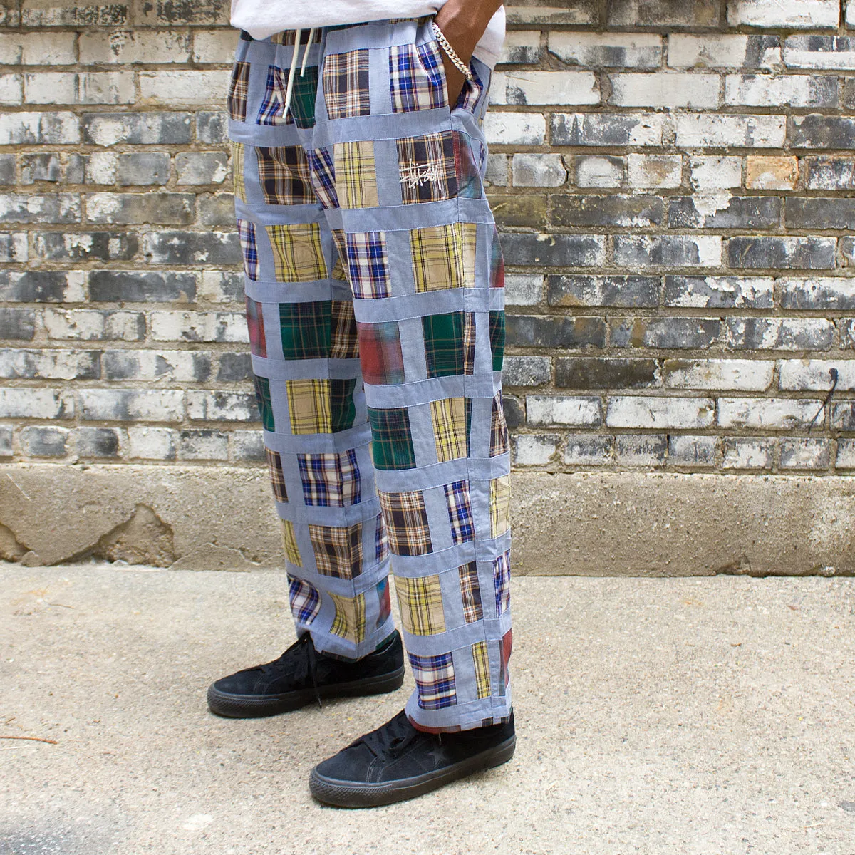 Madras Patchwork Relaxed Pant