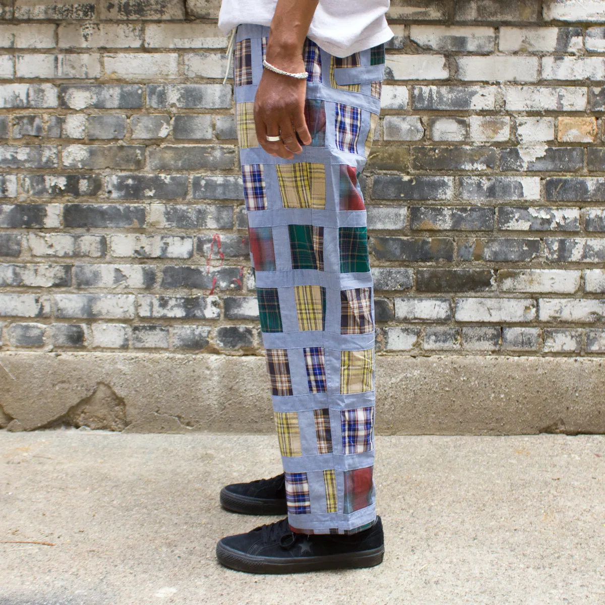 Madras Patchwork Relaxed Pant