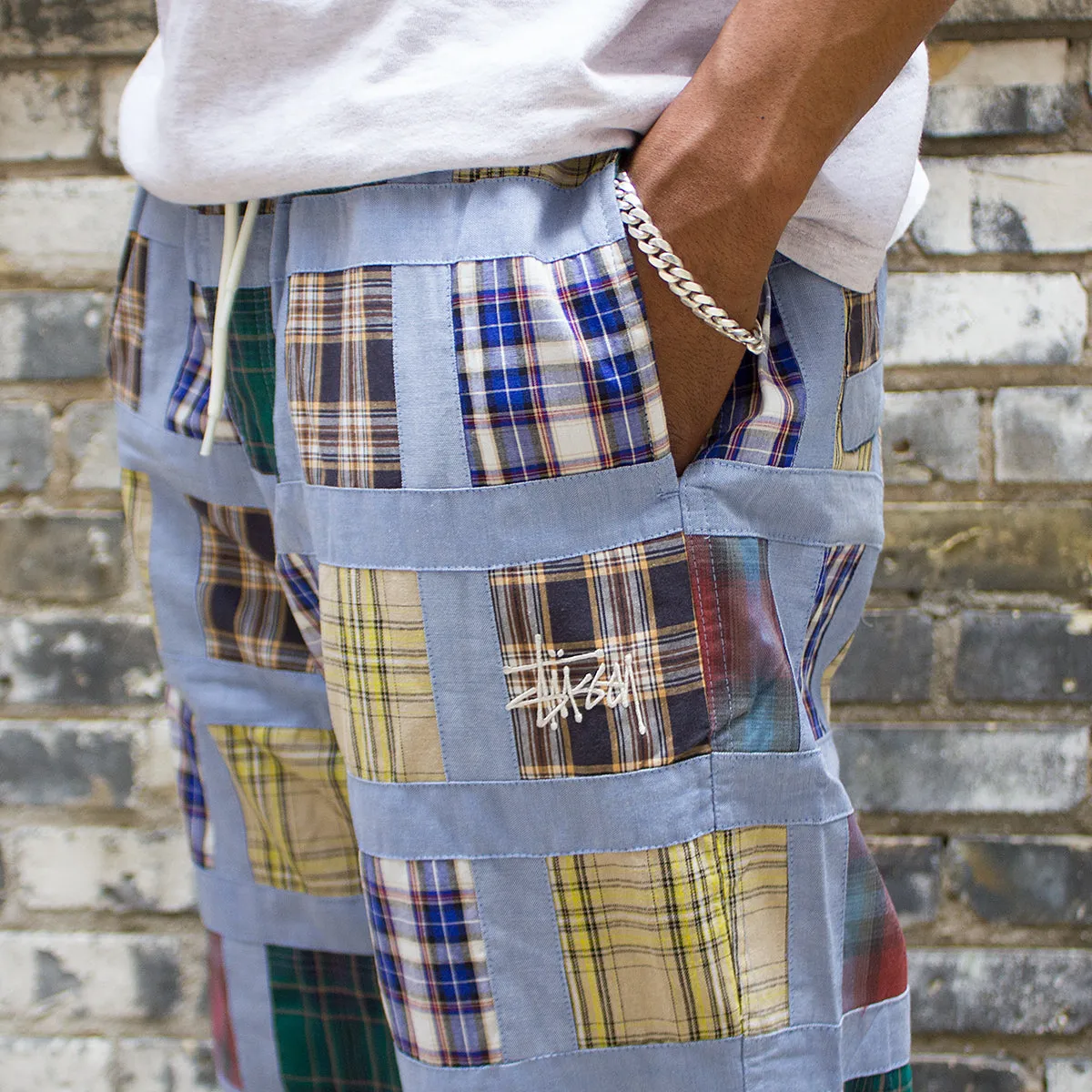 Madras Patchwork Relaxed Pant