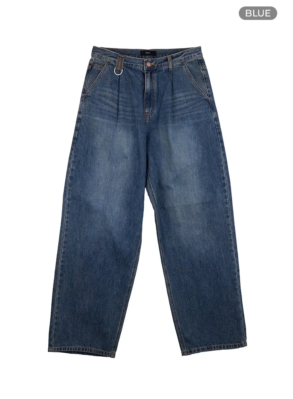 Men's  Wide Fit Denim Classic Jeans IO420