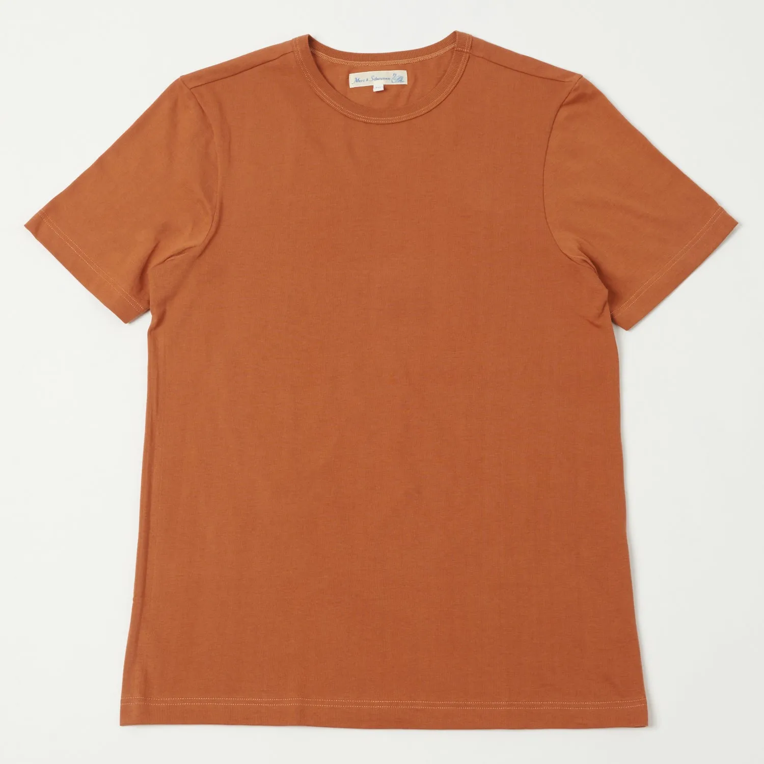 Merz b. Schwanen 1950s Crew Neck Tee - Sierra