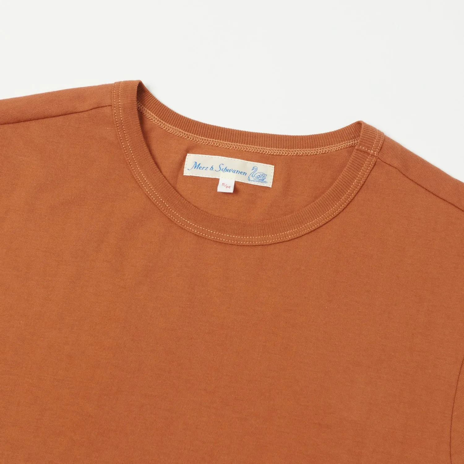 Merz b. Schwanen 1950s Crew Neck Tee - Sierra