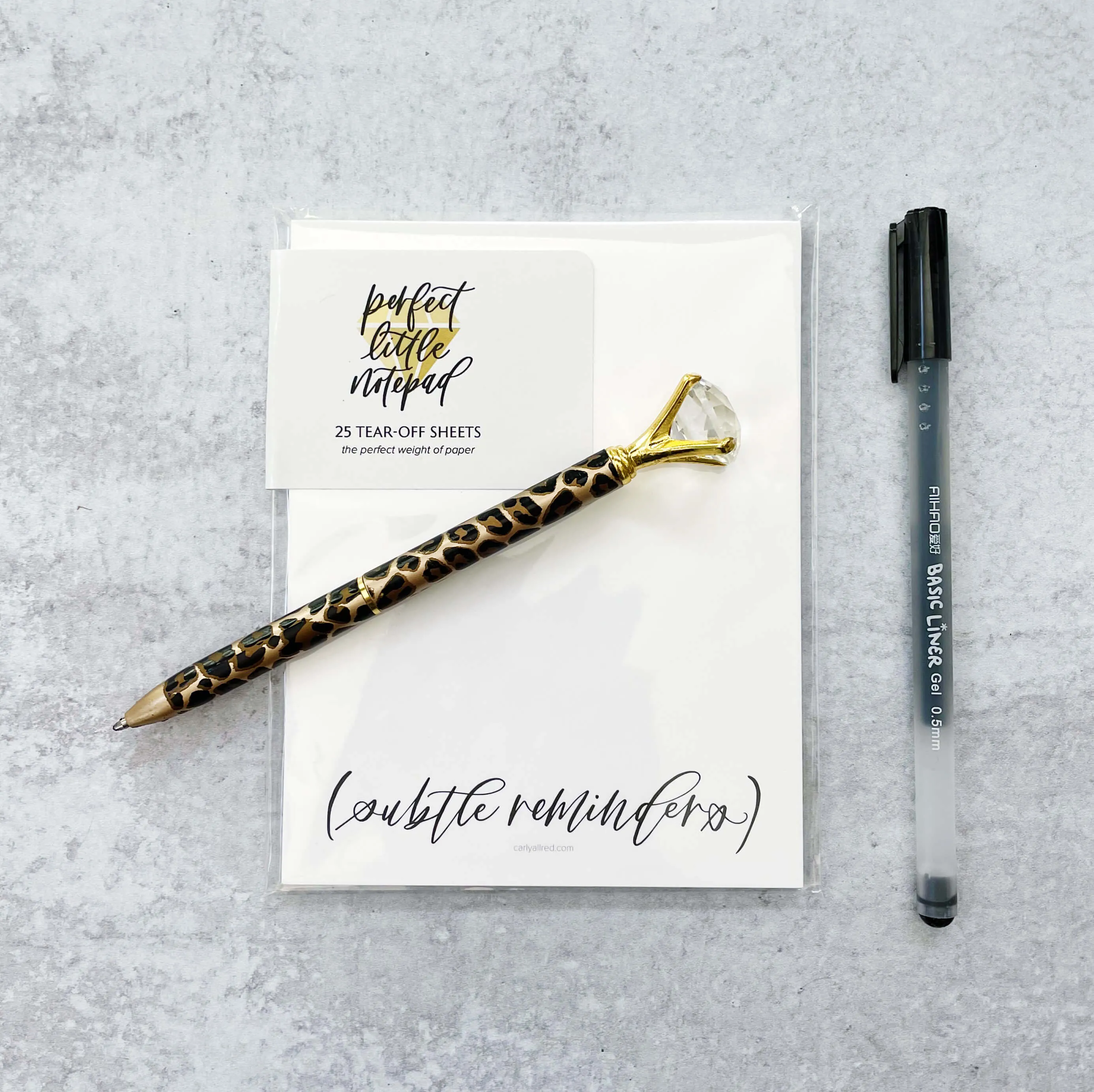 Perfect Little Notepad - "(Subtle Reminders)"