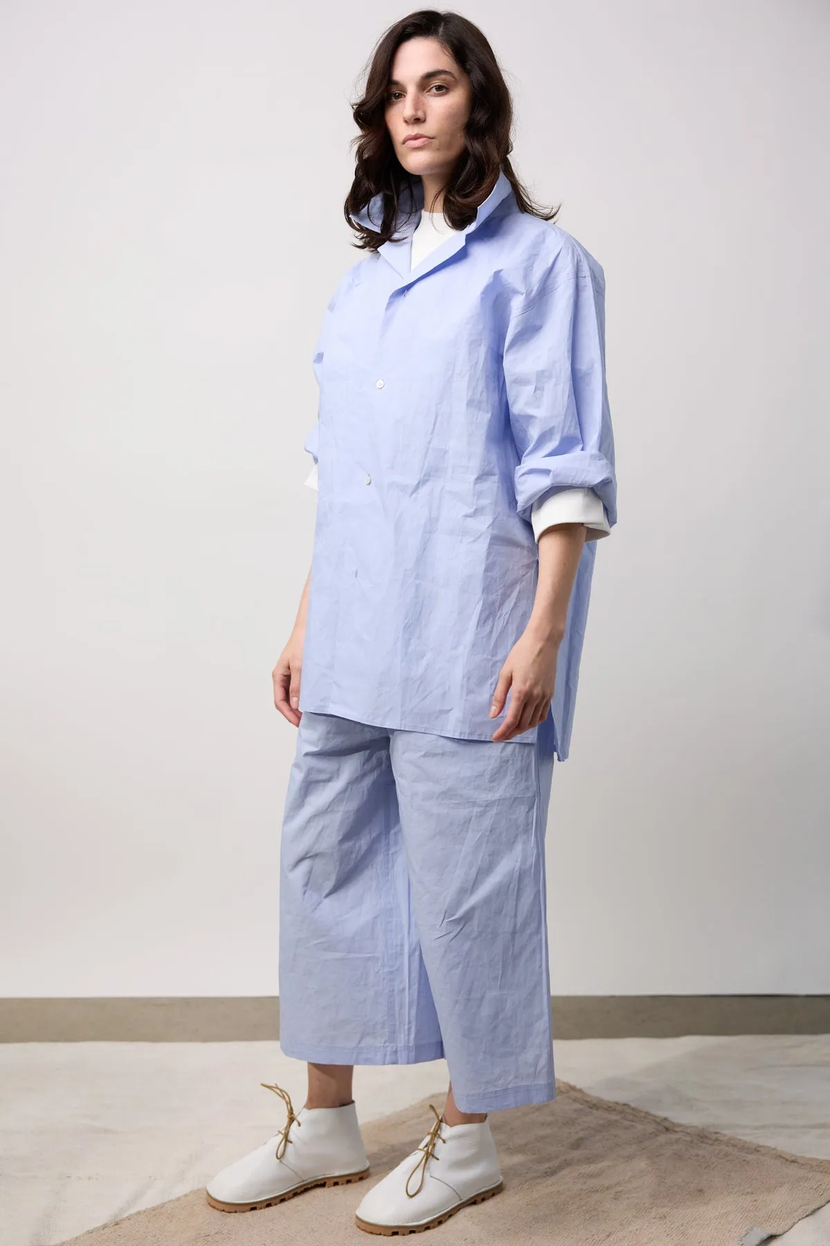 Ponce Relaxed Wide Pant - Sky