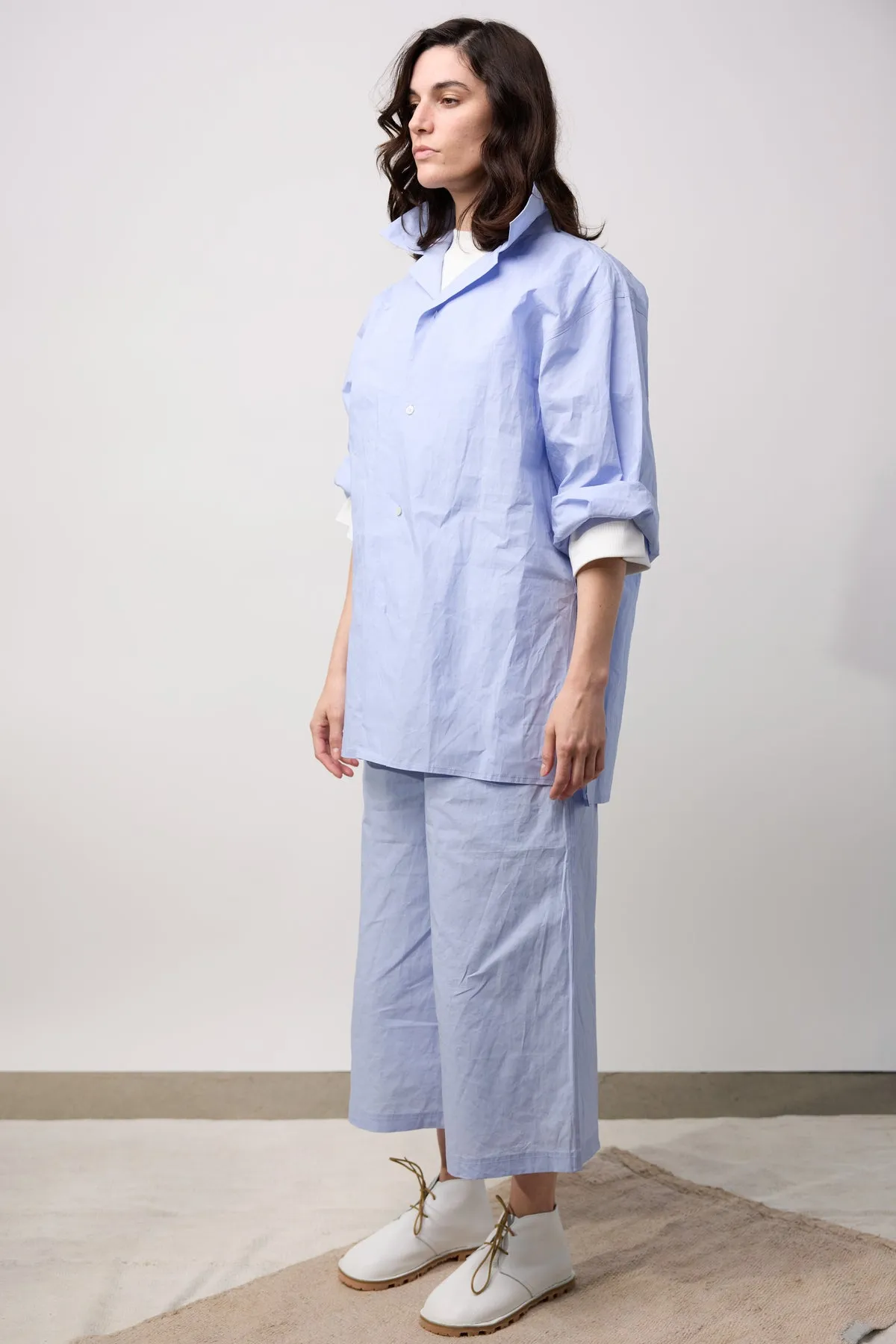 Ponce Relaxed Wide Pant - Sky