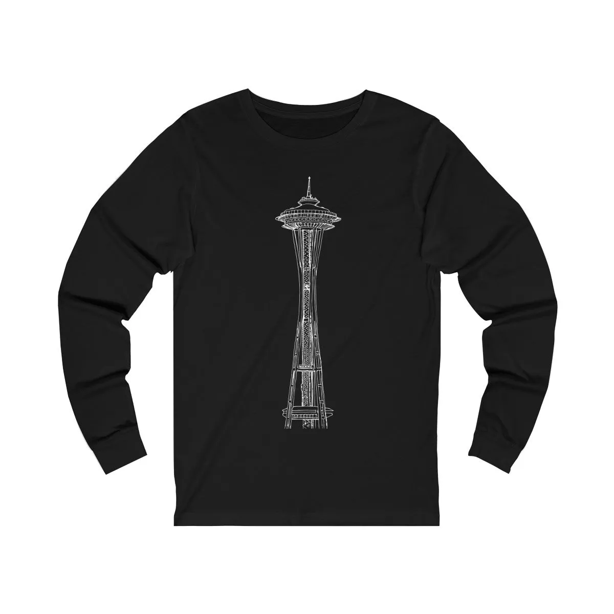 Space Needle - Unisex Jersey Long Sleeve Tee